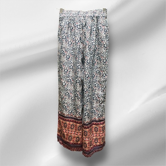 NWT Sim & Sam Bohemian Patterned Wide-Leg Pants NWT - Picture 3 of 6